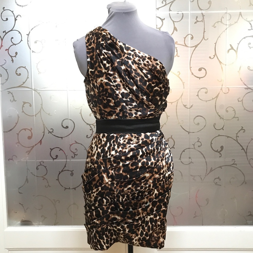 EUC- SNAP - LEOPARD PRINT DRESS / SIZE 7
